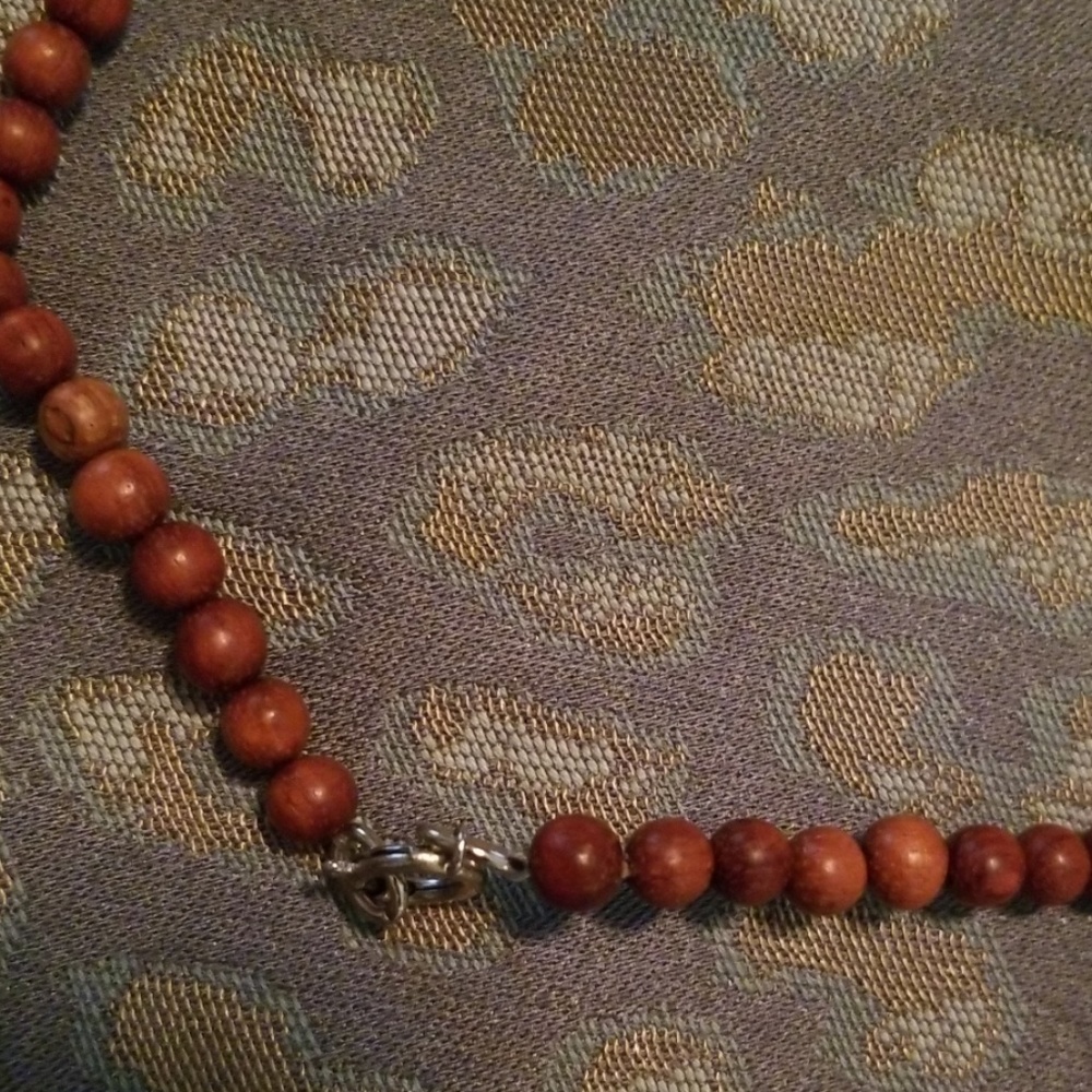 3/$30 Handmade Boho Necklace. Brown/Turquoise - Picture 5 of 5